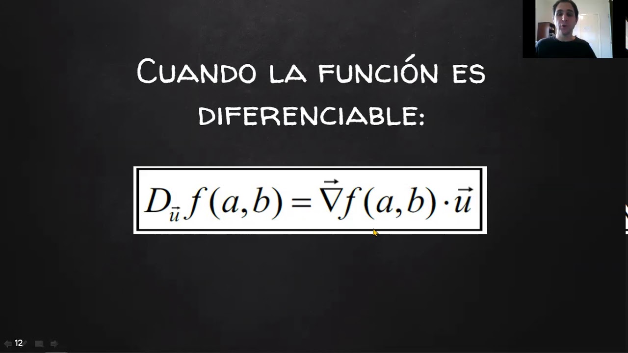 Derivadas Direccionales. Ejercicio 43