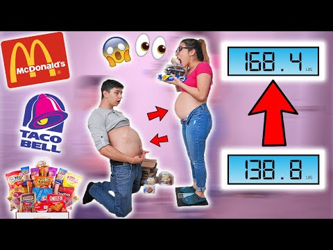 WHO CAN GAIN THE MOST WEIGHT IN 24 HOURS!!! **EATING CHALLENGE**