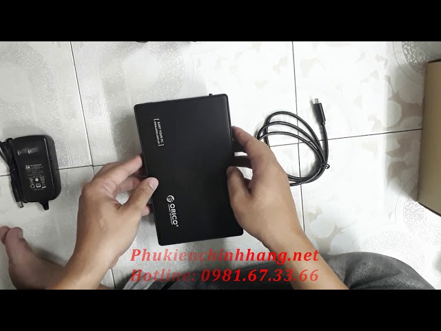 Review hộp đựng ổ cứng (box hdd) 3.5/2.5 ORICO 3588C3 (Đen) giá rẻ nhất thị trường 490k