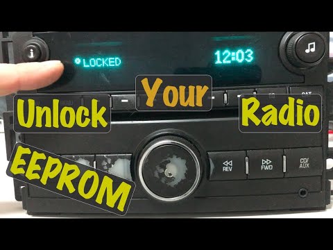 2007 - 2010 How to VIN Unlock Salvage Yard GM Radio w/ Tech2 OR Manually Programming its EEPROM