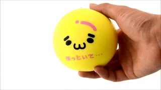 New 10Cm Jumbo Yellow Kaomoji Squishy Bun