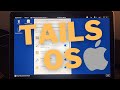 Tails OS running on MacBook Pro. Privacy-oriented Linux Distro