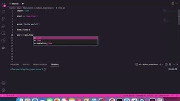 Измерение времени исполнения программы в Python