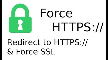 Force / Redirect to SSL (https://) on website