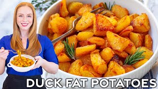 Easy Roasted Duck Fat Potatoes  The BEST Potato Recipe!