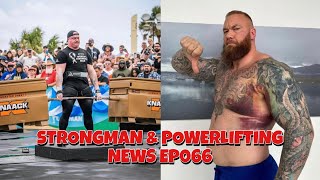 World’s Strongest Man 2023 | Hafthor Bjornsson | Strongman & Powerlifting News ep066