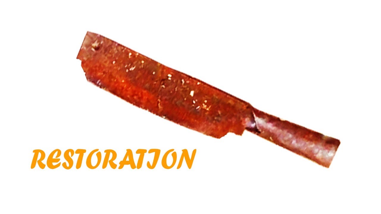 Restoring rusty old knife Knife restoration YouTube