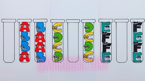 Alphabet Lore ABCDEF Puzzle Games Gameplay Tube DIY