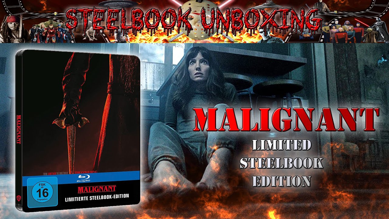 Unboxing MALIGNANT Steelbook YouTube