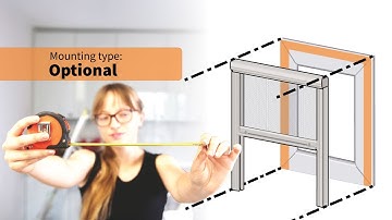 How to measure Roller insect screen (type: Optional) - DIY