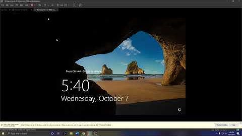 First Virtual Lab via VMware 16