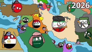 History of Middle East (1900 - 2026) Countryballs Best Version 