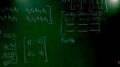 Multiplying Matrices Part 2