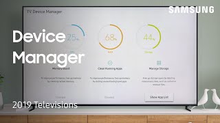 Manage Apps with Device Manager on Your 2019 TV | Samsung US screenshot 1