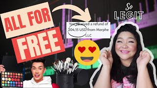 How did I get FREE Morphe Palette & Brushes | Legit | James Charles Artistry Palette & Brushes screenshot 1
