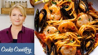 وصفتان لمحبي المأكولات البحرية: Linguine Fra Diavolo وSalmon Picatta