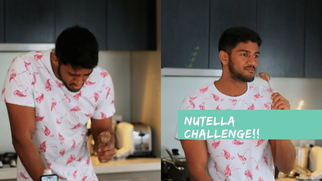 EATING A NUTELLA JAR IN UNDER A MINUTE! - YouTube