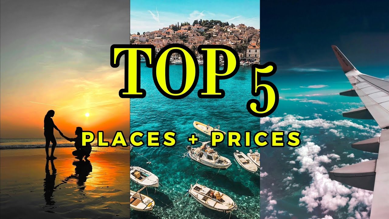 Top 5 Places To Visit in 2025 (with food prices!)🏝