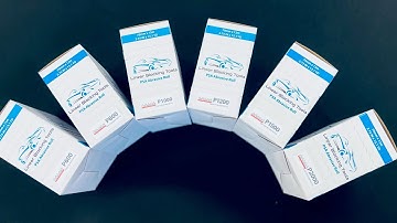 Wet sanding made easy with Linear sticky backed wet sandpaper