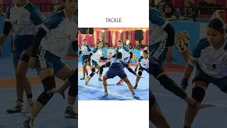 Tackle by Jammu &amp; Kashmir Girls 💥 #kabaddi #raid #kolkata #odisha
