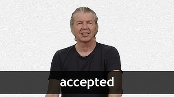 How to pronounce ACCEPTED in American English