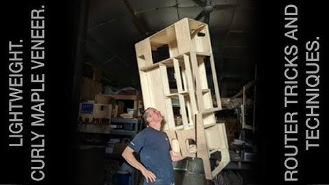 Building a Lightweight Van Conversion Kitchen Cabinet