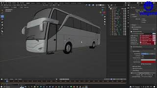 Moding Bus ETS 2 From 0 (import 3d model to blender) Part 1 screenshot 1