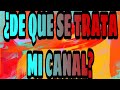 De que se tratara mi canal / Que pasara con los directos??