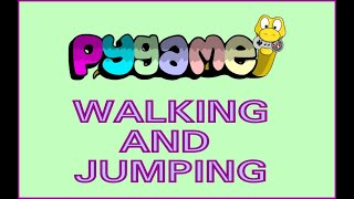 Python platformer walking n jumping