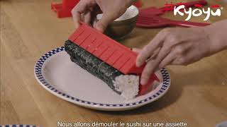 Kit de préparation de maki maison (en forme de coeur) - Tuto 4/4