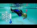 Swimming in Freezing Cold Water with a Wetsuit