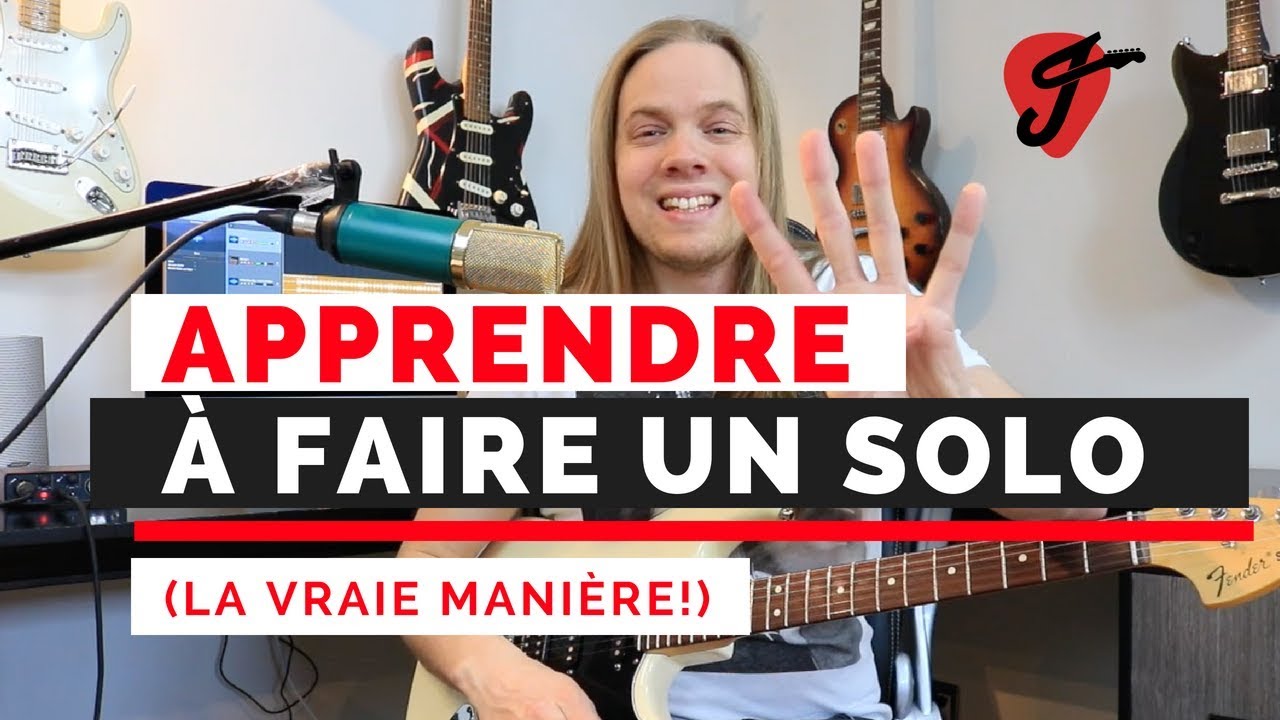 Apprendre à faire des SOLOS de guitare (Et que ça sonne bien!) - YouTube