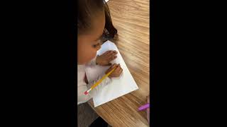 First Day of Journal Writing Kindergarten October