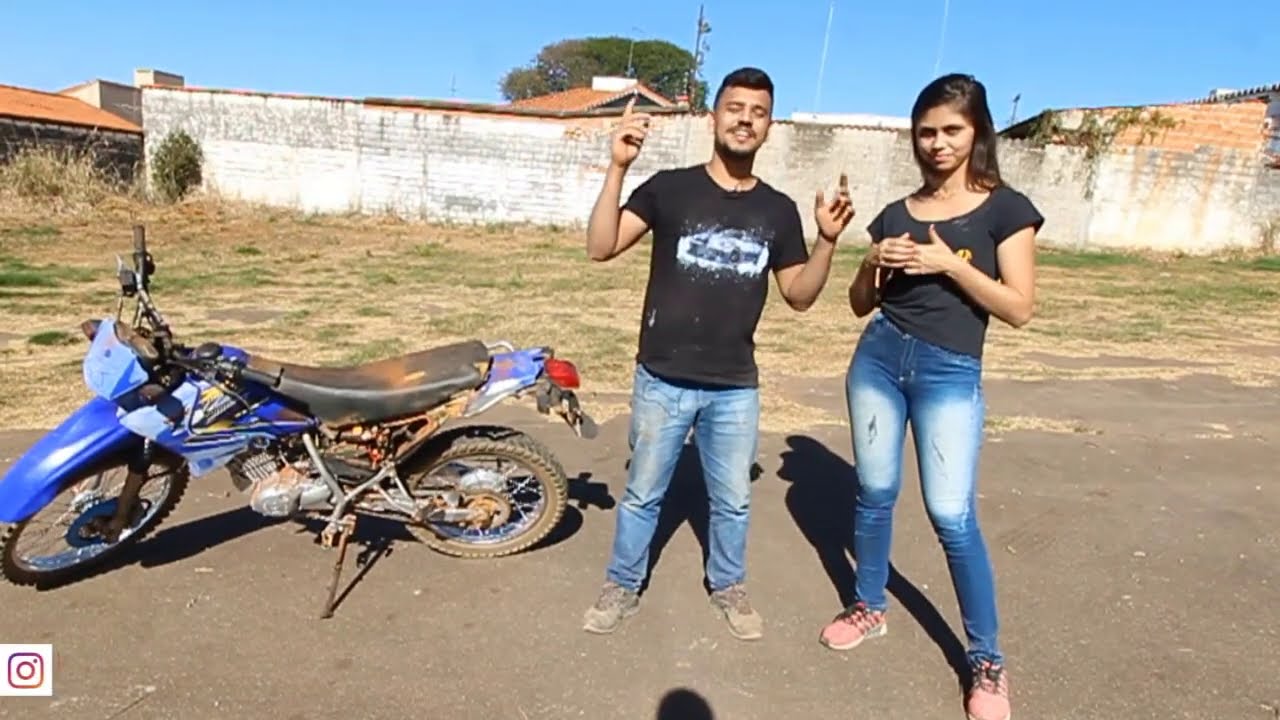 Parece ser impossível! Restaurar moto XTZ 125 #Parte1
