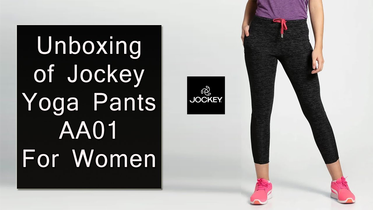 Jockey Women's Super Combed Cotton Elastane Stretch Side Zipper Pocket  Printed Yoga Pants AA01 – Online Shopping site in India