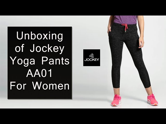 Unboxing and Review of Jockey Yoga Pant AA01 for women | Latest Gym Pants  for Women - YouTube