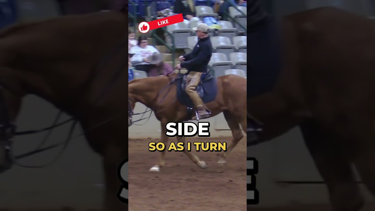 Выстраивайте момент поворота в соответствии с положением головы лошади.