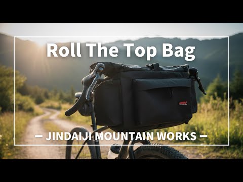 最速レビュー】JINDAIJI MOUNTAIN WORKSの新製品バイクパックRTB - YouTube