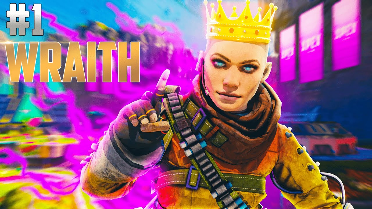 Wraith Thumbnail Rank BECOMING THE RANK #1 WRAITH (Apex Legends) - YouTube