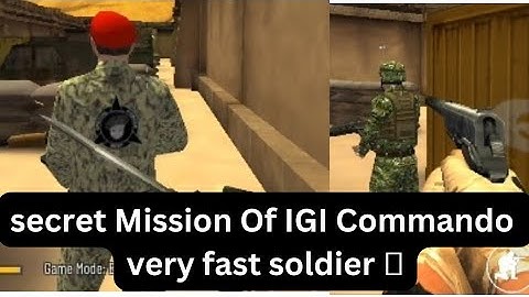 Secret Mission Of IGI Commando | Android Gameplay | 1v100 IGI Commando Adventure Missions