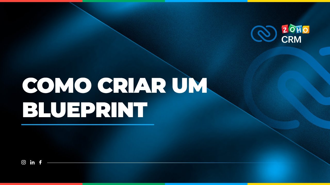 Como criar um BluePrint no Zoho CRM - YouTube