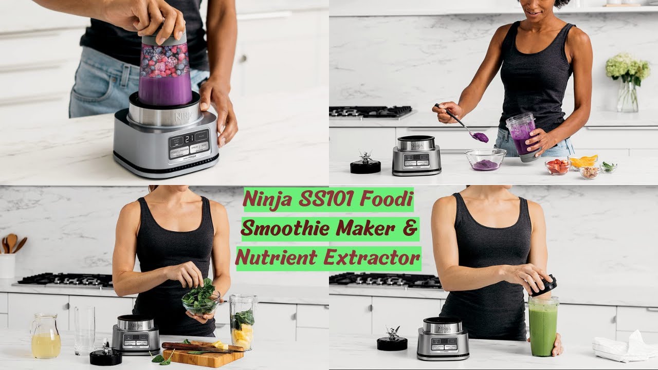 Ninja Foodi SS101 Smoothie Bowl Maker and Nutrient Extractor: Elevate Your  Blending Experience 