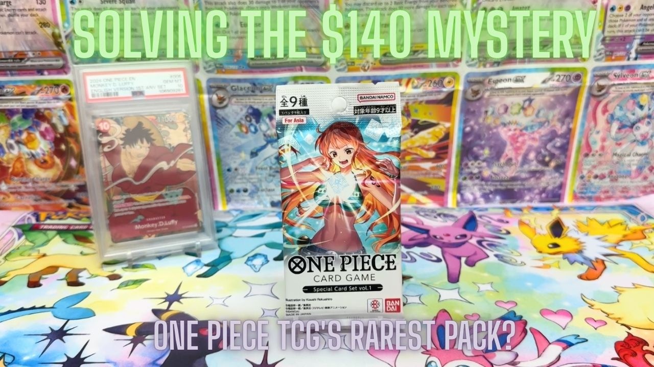 One Piece TCG's RAREST Pack? ($140 Mystery Unpacking) - YouTube