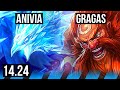 ANIVIA vs GRAGAS (MID) | Rank 7 Anivia, 8/2/6, 900+ games | BR Grandmaster | 14.24