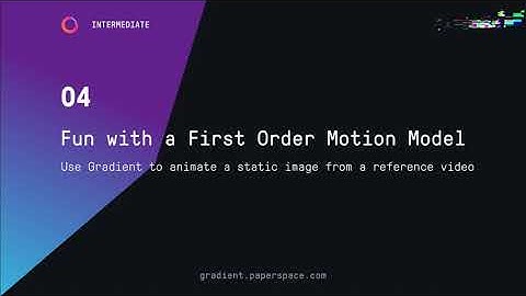 Fun with a First Order Motion Model
