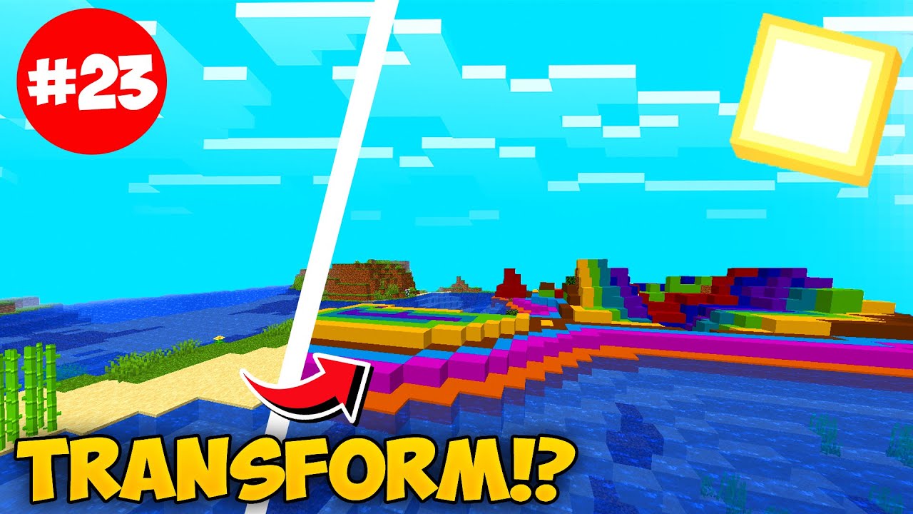 I Transformed An Entire Island in Minecraft !! #23 - YouTube