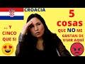 🇭🇷 5 COSAS QUE NO ME GUSTAN DE VIVIR AQUÍ  | PERUANA EN CROACIA |