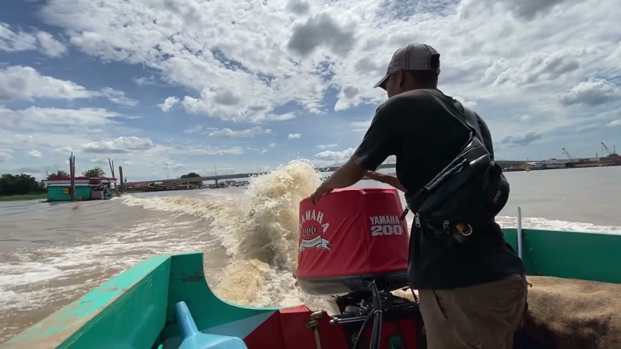Speedboat Palembang Pasut Sungai Musi