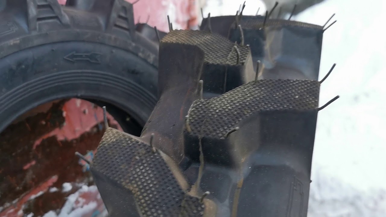 Сравнение тракторный шин 6-14 и 6.00-14 китайских и корейских Tiron.