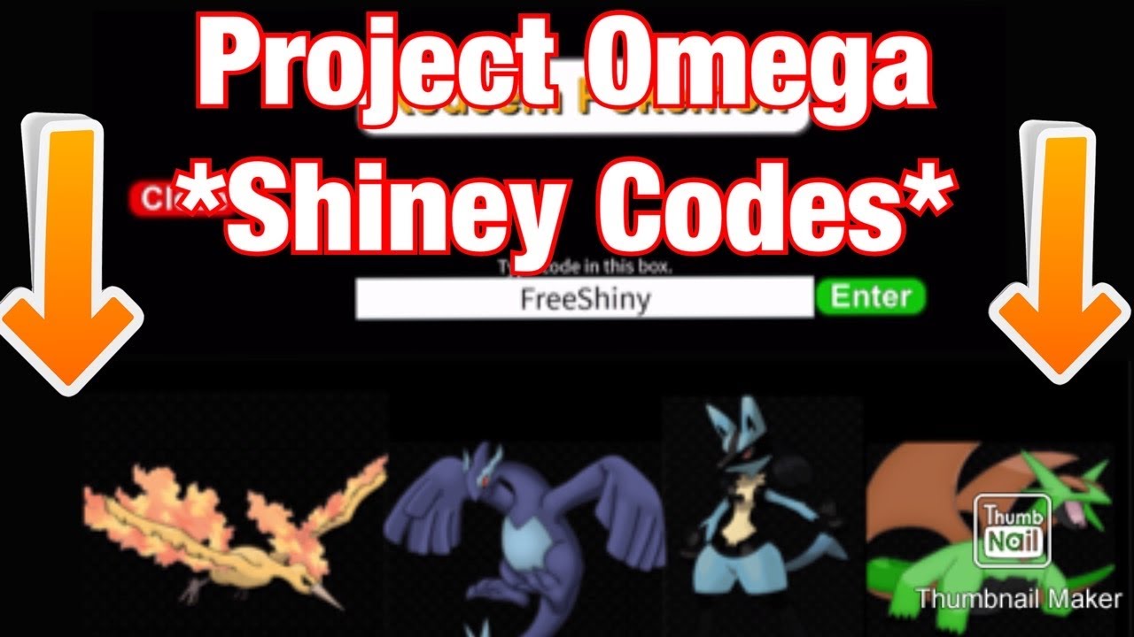Project Pokemon Omega Shiny Pokemon Codes Roblox Youtube